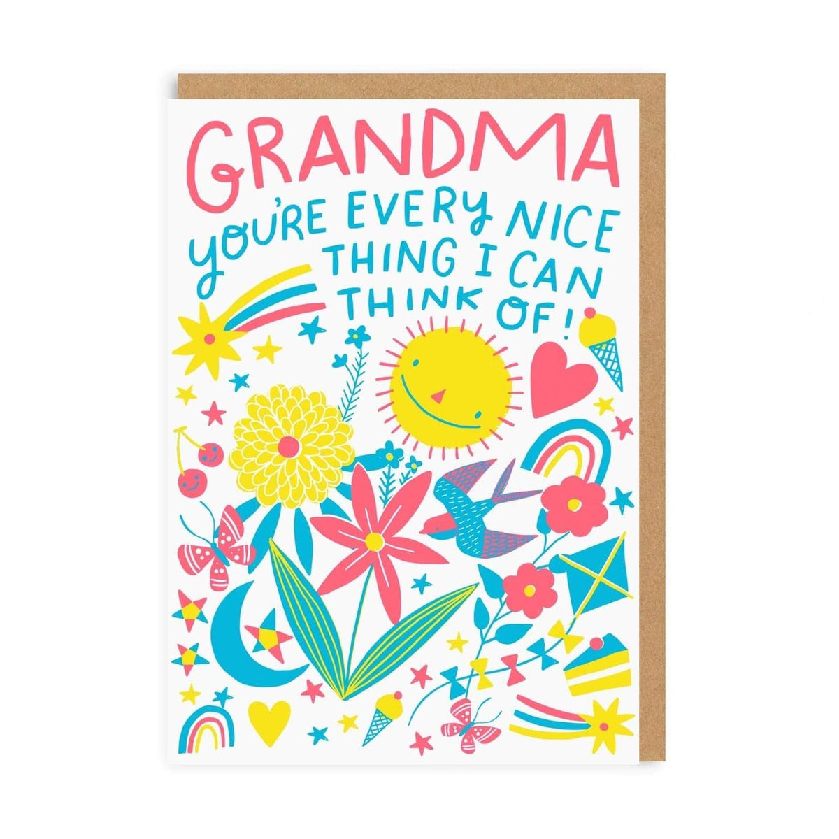 Mother's Day Card For Grandmother Funky Delivery Cards, 41% OFF