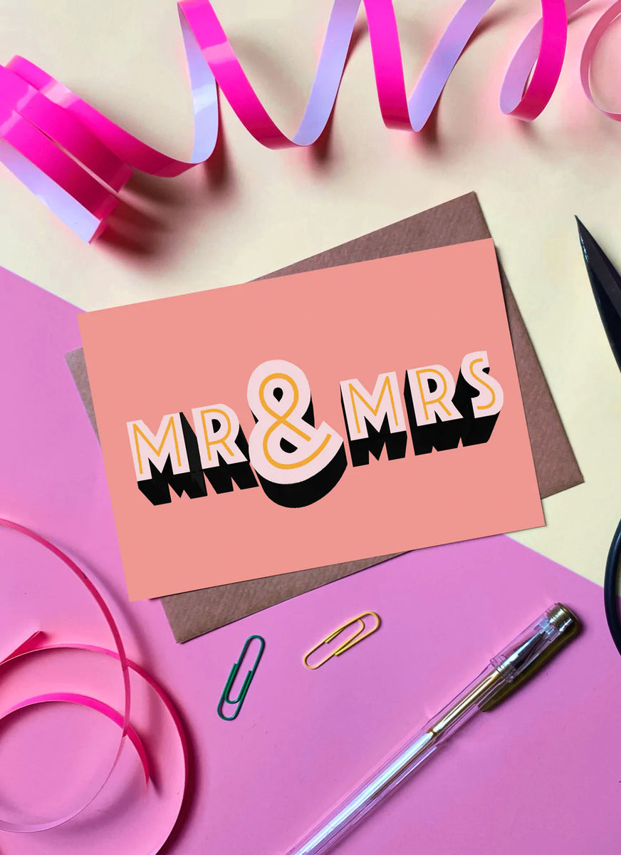 Mr & Mrs Card Happydashery