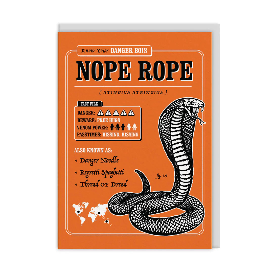 Nope Rope Card – Happydashery