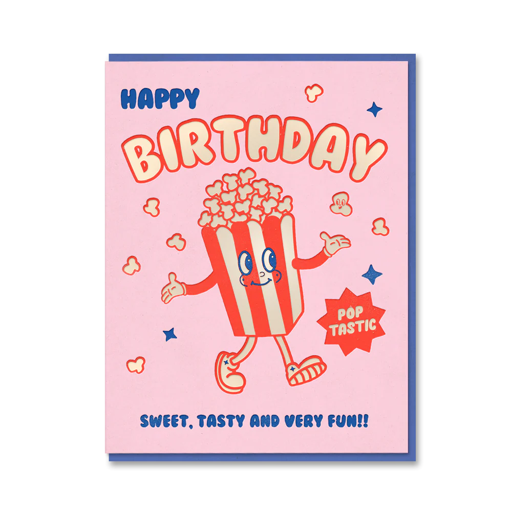 The Toonies Popcorn Card – Happydashery